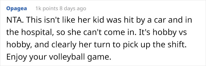 Childfree Woman Wonders If She’s A Jerk For Standing By Her Principles And Making Her Coworker Miss Her Kid's Soccer Game Childfree Woman Wonders If She’s A Jerk For Standing By Her Principles And Making Her Coworker Miss Her Kid's Soccer Game