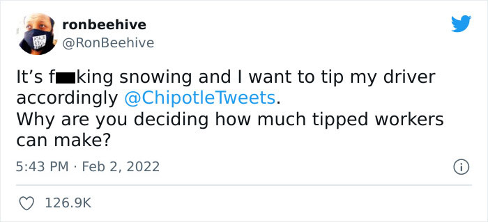 Man Slams Chipotle For Capping Delivery Driver Tips At 50%, Chipotle Explains Why But Their Answer Seems To Anger People Even More Man Slams Chipotle For Capping Delivery Driver Tips At 50%, Chipotle Explains Why But Their Answer Seems To Anger People Even More