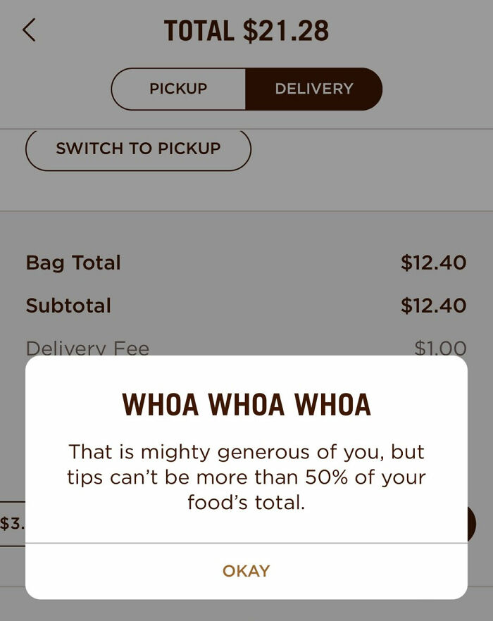 Man Slams Chipotle For Capping Delivery Driver Tips At 50%, Chipotle Explains Why But Their Answer Seems To Anger People Even More Man Slams Chipotle For Capping Delivery Driver Tips At 50%, Chipotle Explains Why But Their Answer Seems To Anger People Even More