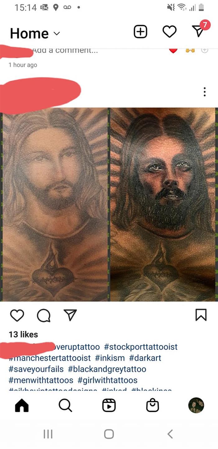 Cover Up From A Local Spot. Jesus