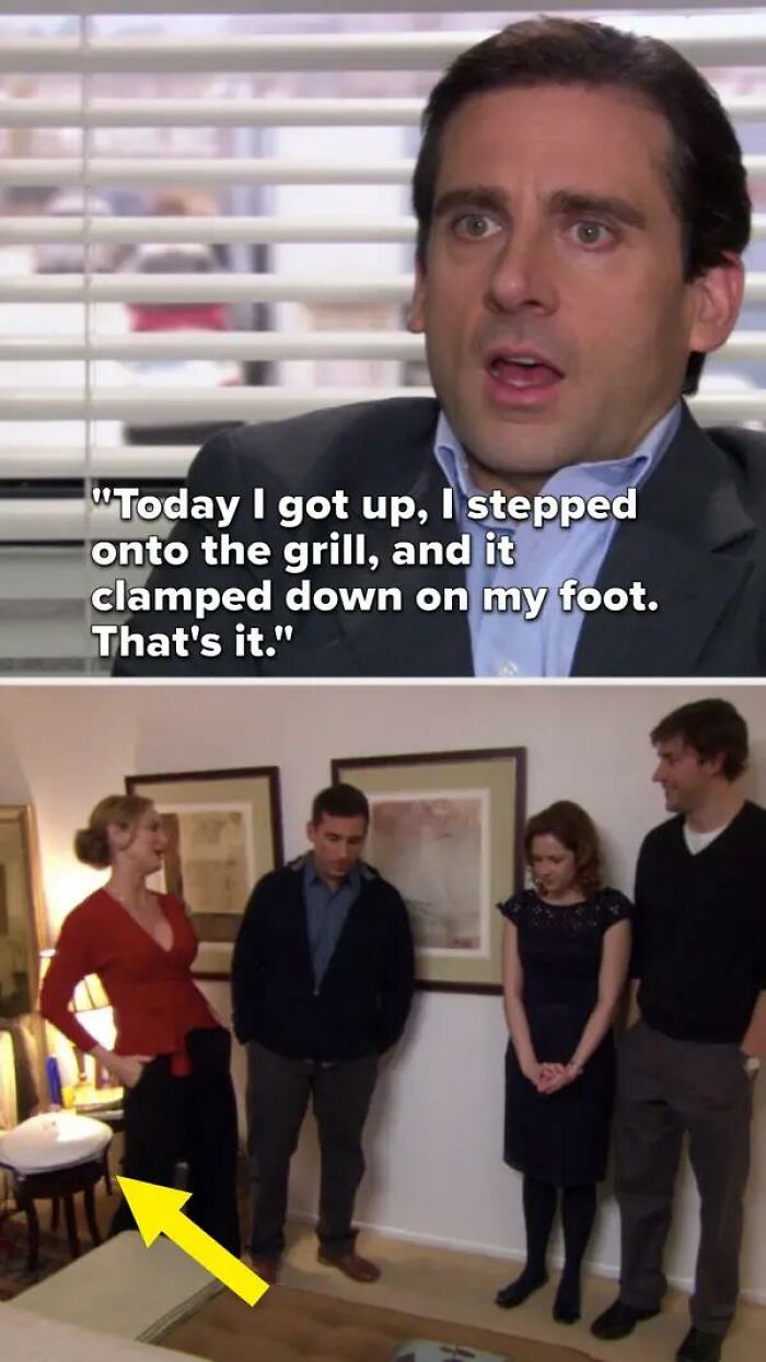 The George Foreman Grill That Michael Burns His Foot On In Season 2 — Because He Likes To Wake Up To The Smell Of Bacon — Appears In The Season 4 Episode "Dinner Party