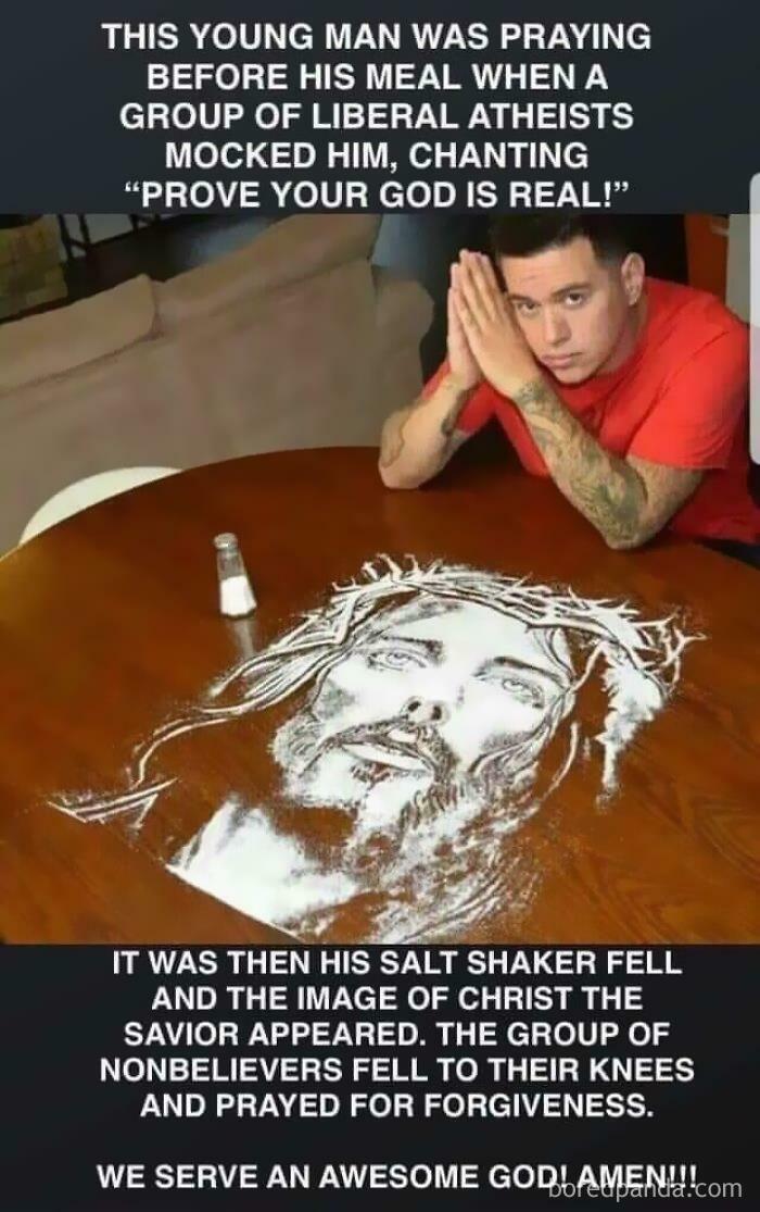 Ah Yes, The Saltshaker Version Of Jesus
