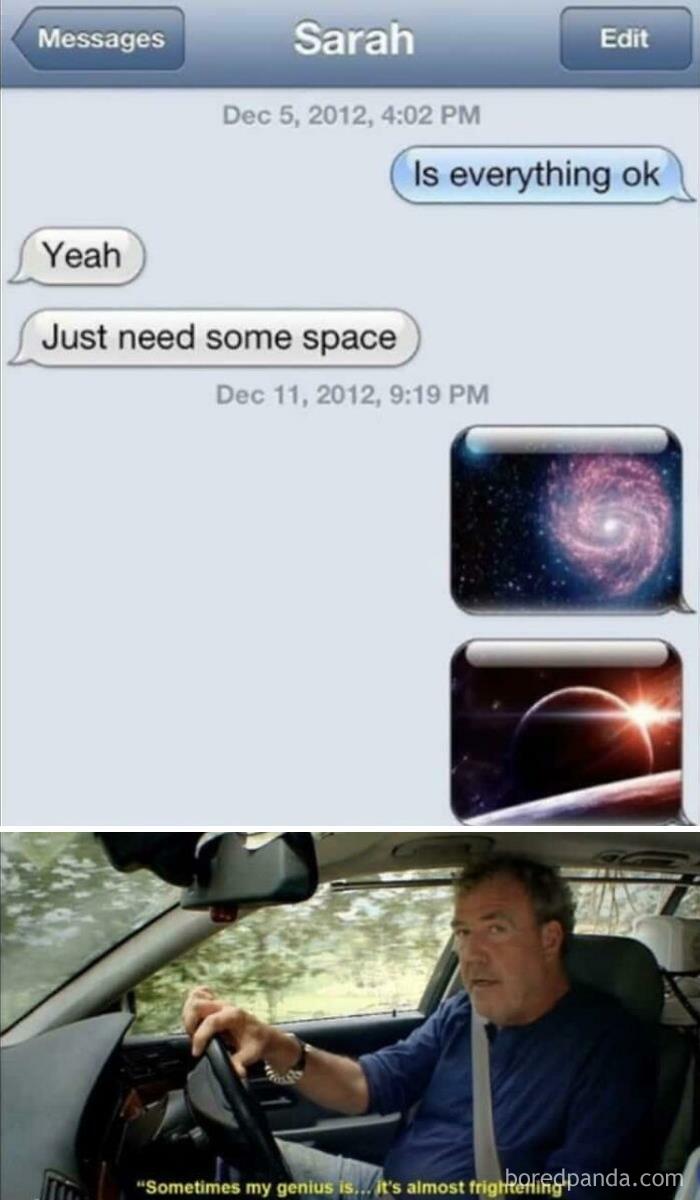 An Out Of This World Response