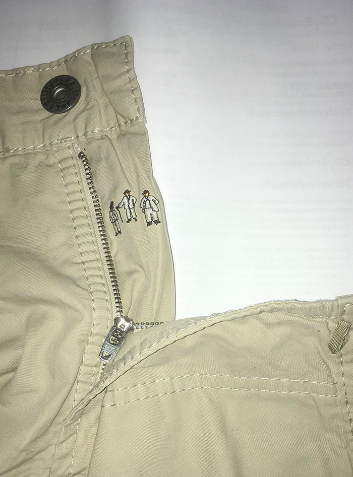 These Pants I Bought Today Have Three Tiny Men Hidden Inside The Crotch