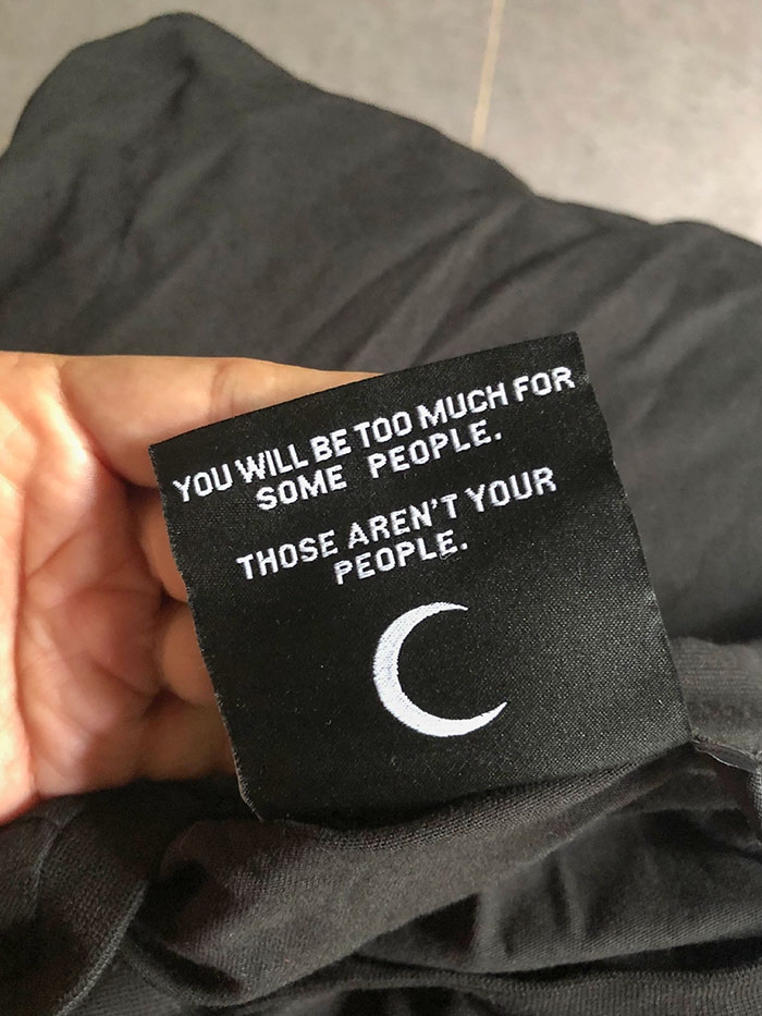 There Is A Positive Message In My Clothing Label