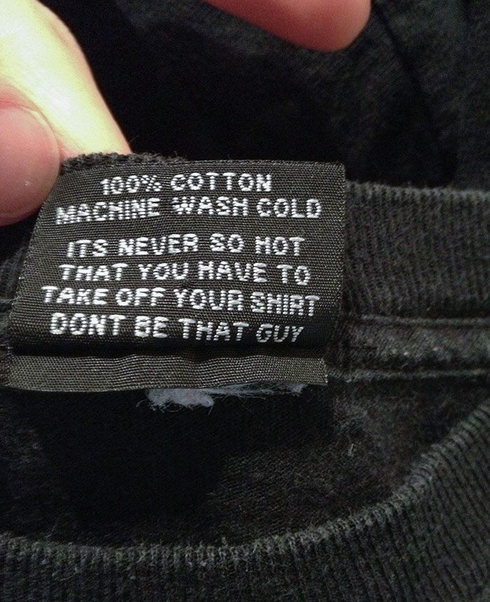 Bought This Shirt Today And Looked At The Tag