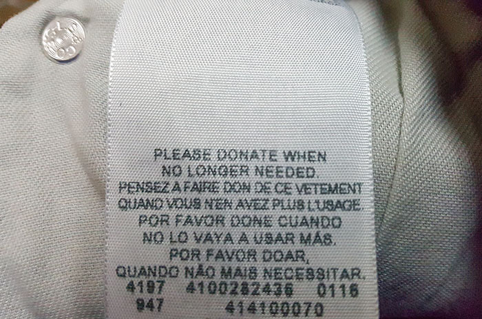My Jeans Say To Donate Them When I'm Done