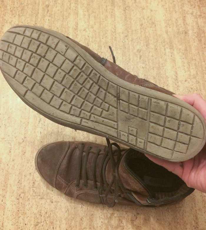 My Old Shoes Have Keyboard On The Bottom