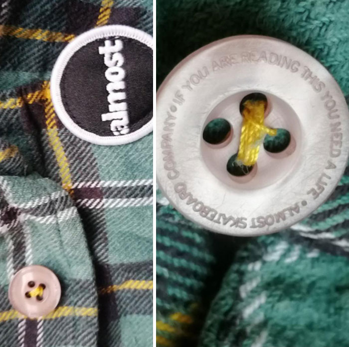 Shirt Button Calling Out Us Curious Types