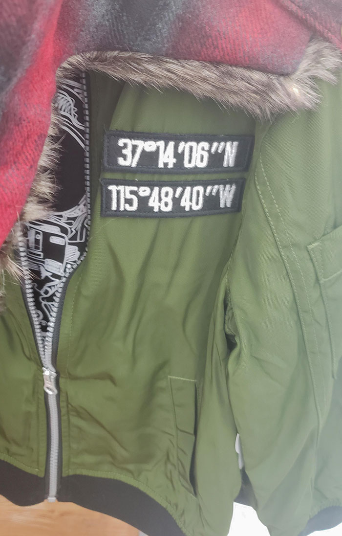 This Kid's Jacket Has Coordinates To Area 51
