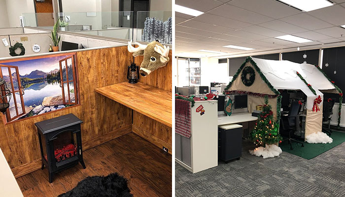 20 Empleados que transformaron sus aburridos cubículos de oficina en algo maravilloso