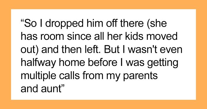 Woman Is Fed Up With Her Brother Living With Her For Free And Kicks Him Out, Gets Scolded By Her Aunt So She Drops Him Off At Her House