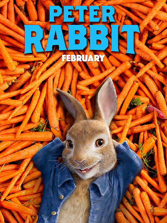 Poster of Peter Rabbit movie 