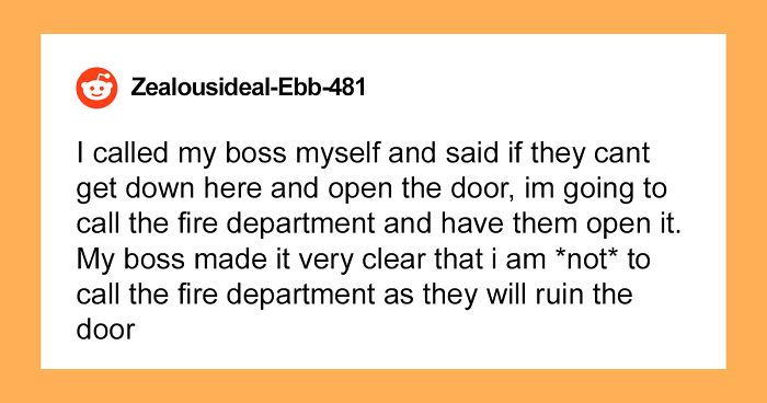 Employee Asks For Legal Advice After Having Restaurant Door Cut To Get Out Of Work After Boss Forbids Them To Call 911