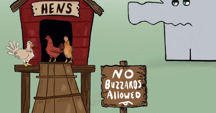 My Enormously Funny Comics About The “Buzzard Wars”