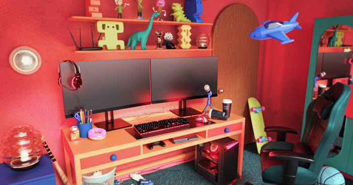 The Gaming Room Spaces Of Our Favorite TV Characters Imagined (5 Pics)