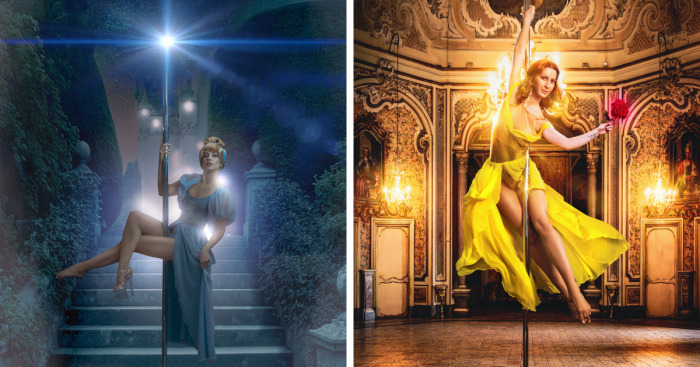 I Reimagined Disney Princesses As Fierce Pole Dancers (5 Pics)
