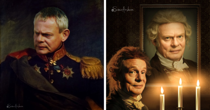 My Martin Clunes Fan Art (7 Pics)
