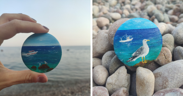 I Create Unique Pins, So You Can Have Personal Original Canvas Paintings Right On You (12 Pics)