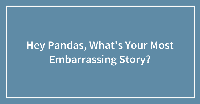 Hey Pandas, What’s Your Most Embarrassing Story?