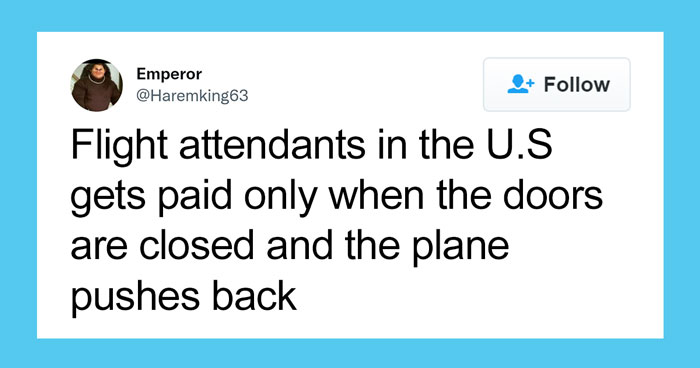 “Should Workers Be Paid While Doing Work?”: Flight Attendants In The US Not Getting Paid Until The Plane Door Closes Sparks Debate Online