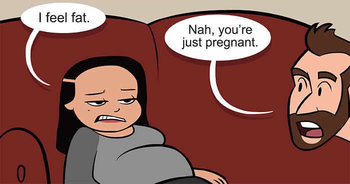 I Capture My Marriage And Pregnancy In 30 Honest Comics (New Pics)