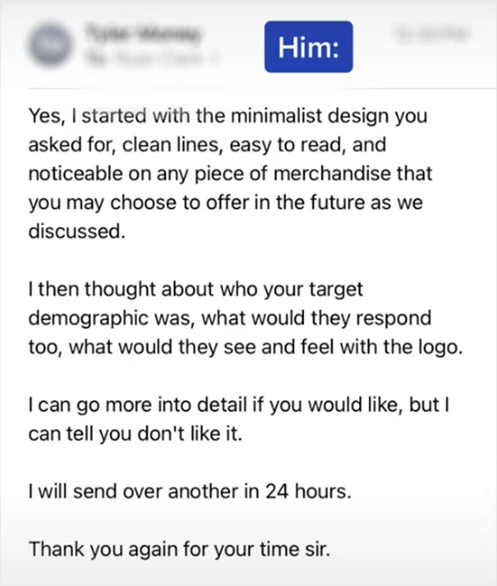 Guy Shows Pathetic Logo He Received After Paying This Designer $250, Internet Responds By Creating Him A New One For Free Guy Shows Pathetic Logo He Received After Paying This Designer $250, Internet Responds By Creating Him A New One For Free