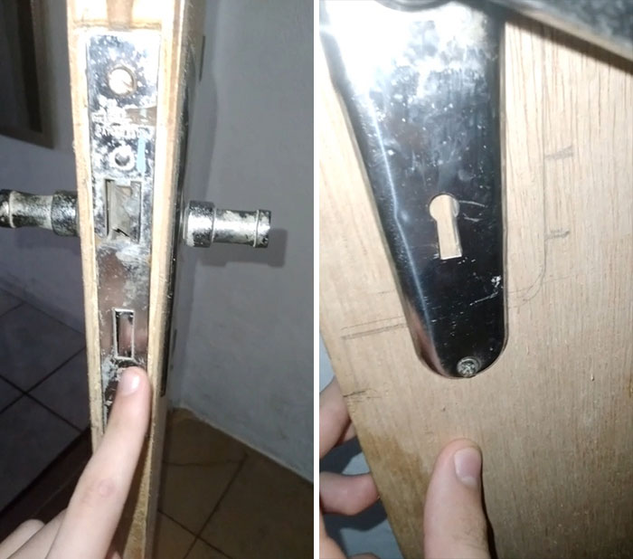 I Was Fine In My House Until I Noticed A Small Detail In The Door Lock