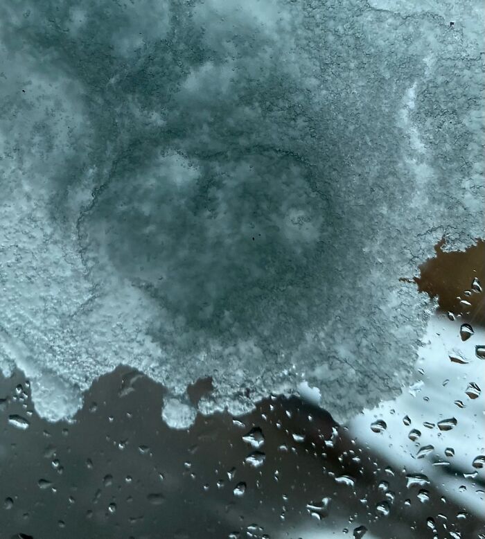 Snow Sending Love When Defrosting The Car