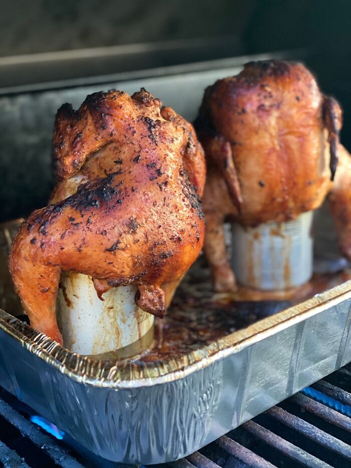 Beer Can Cornish Hens