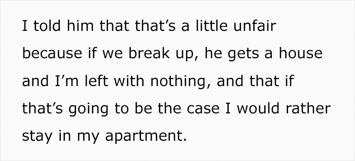 Guy Is Shocked At How Much His Girlfriend Earns, Wants Her To Pay Half Of His Mortgage After Moving In Guy Is Shocked At How Much His Girlfriend Earns, Wants Her To Pay Half Of His Mortgage After Moving In
