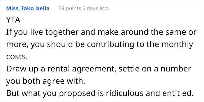 Guy Is Shocked At How Much His Girlfriend Earns, Wants Her To Pay Half Of His Mortgage After Moving In Guy Is Shocked At How Much His Girlfriend Earns, Wants Her To Pay Half Of His Mortgage After Moving In