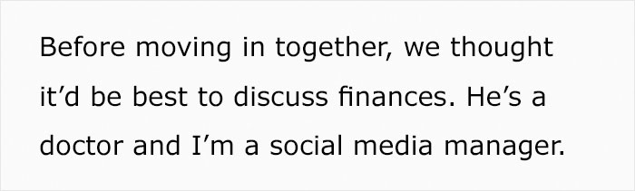 Guy Is Shocked At How Much His Girlfriend Earns, Wants Her To Pay Half Of His Mortgage After Moving In Guy Is Shocked At How Much His Girlfriend Earns, Wants Her To Pay Half Of His Mortgage After Moving In