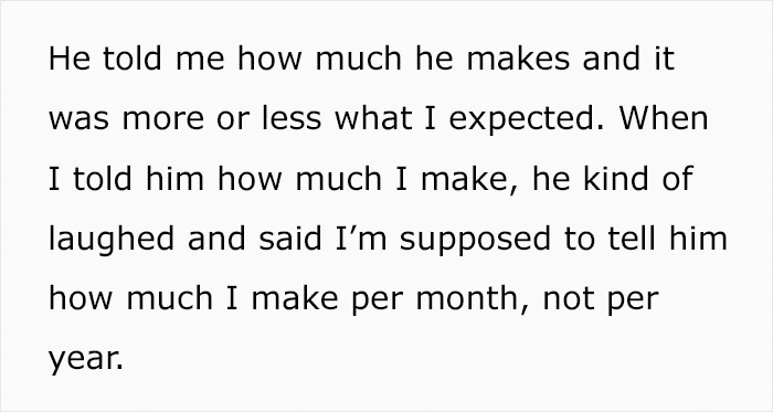 Guy Is Shocked At How Much His Girlfriend Earns, Wants Her To Pay Half Of His Mortgage After Moving In Guy Is Shocked At How Much His Girlfriend Earns, Wants Her To Pay Half Of His Mortgage After Moving In
