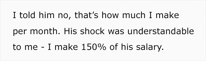Guy Is Shocked At How Much His Girlfriend Earns, Wants Her To Pay Half Of His Mortgage After Moving In Guy Is Shocked At How Much His Girlfriend Earns, Wants Her To Pay Half Of His Mortgage After Moving In