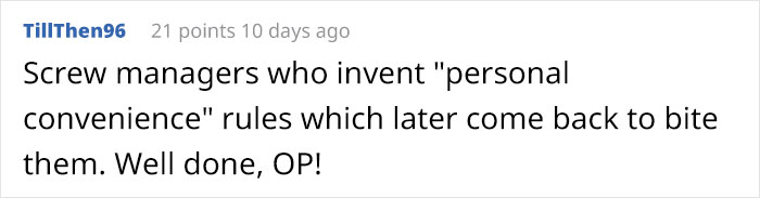 Employee Teaches Manager A Lesson By Maliciously Complying To Her Rule About Clocking Out Only With Permission Employee Teaches Manager A Lesson By Maliciously Complying To Her Rule About Clocking Out Only With Permission