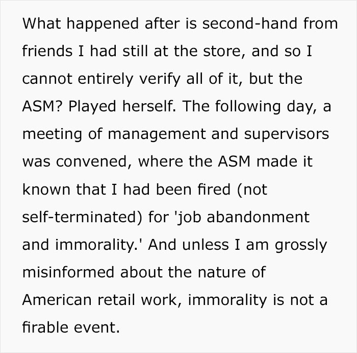 Employee Quits, Gets A Text From Manager Saying "We Will See How Long You Can Take Care Of Your Lovechild Without Us", Drama Ensues Employee Quits, Gets A Text From Manager Saying "We Will See How Long You Can Take Care Of Your Lovechild Without Us", Drama Ensues