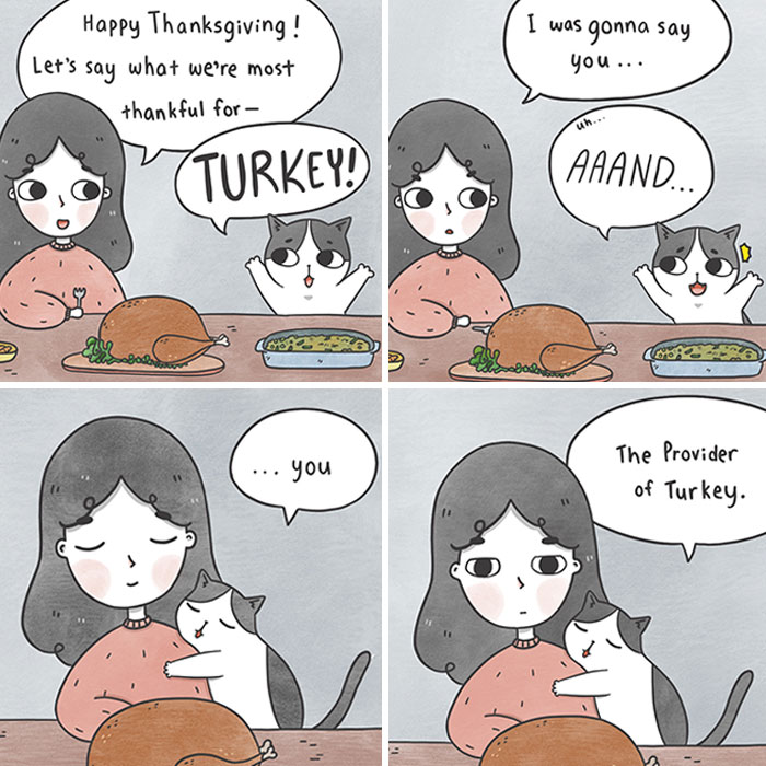 I Document My Life With A Cat In These 40 Comics