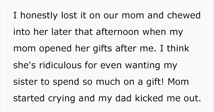 Woman Is Kicked Out Of Parents' House On Her Birthday After Losing It When Everyone Gave Her Mom Luxurious Gifts And She Got Some Dishware Instead