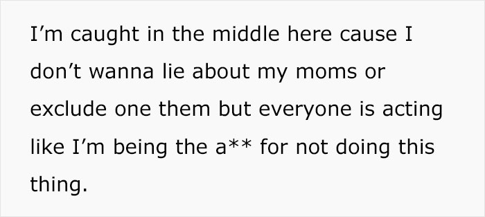 Girlfriend Asks Boyfriend To Show Up At Dinner Hosted By Her Parents With Only One Of His Moms, Guy’s Having None Of It And Breaks Up With Her Girlfriend Asks Boyfriend To Show Up At Dinner Hosted By Her Parents With Only One Of His Moms, Guy’s Having None Of It And Breaks Up With Her
