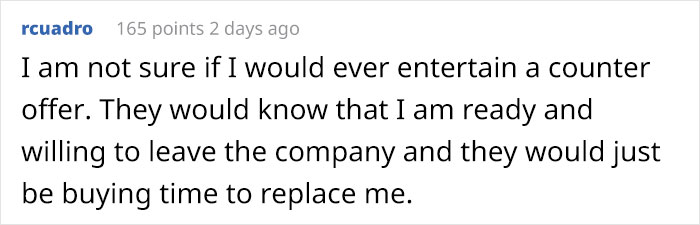 Guy Gets A Higher Paying Job, Old Company Expects To Keep Him By Offering Less Money Guy Gets A Higher Paying Job, Old Company Expects To Keep Him By Offering Less Money
