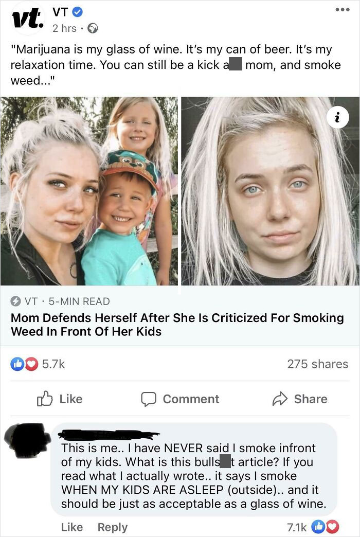 Misleading Headline Called Out By Mom