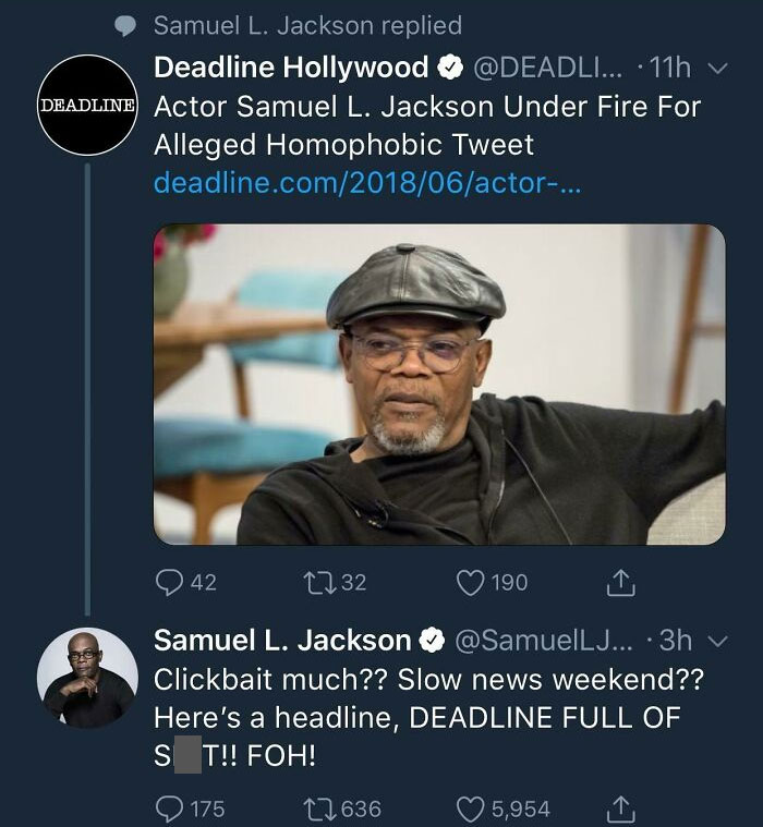 Samuel L Jackson Wasn’t Having Any Of Their Bullsh*t Tn