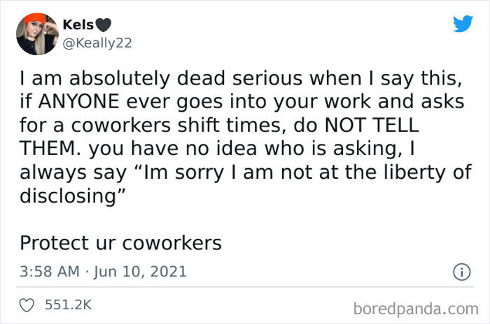 Protect Your Coworkers