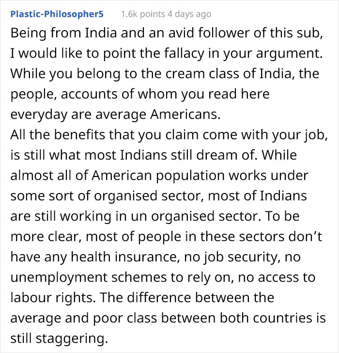Person From A "3rd World Country" Reveals How Working Conditions In The US Ruined His American Dream Completely Person From A "3rd World Country" Reveals How Working Conditions In The US Ruined His American Dream Completely
