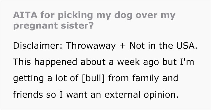 Woman Kicks Out Her Pregnant Sister From Apartment Because She Threw Out Her Husky, Faces Backlash From Family Woman Kicks Out Her Pregnant Sister From Apartment Because She Threw Out Her Husky, Faces Backlash From Family
