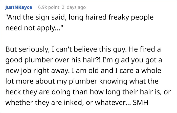 Delusional Boss Fires A High-Achieving Worker After He Refused To Cut His Hair Short For Work
