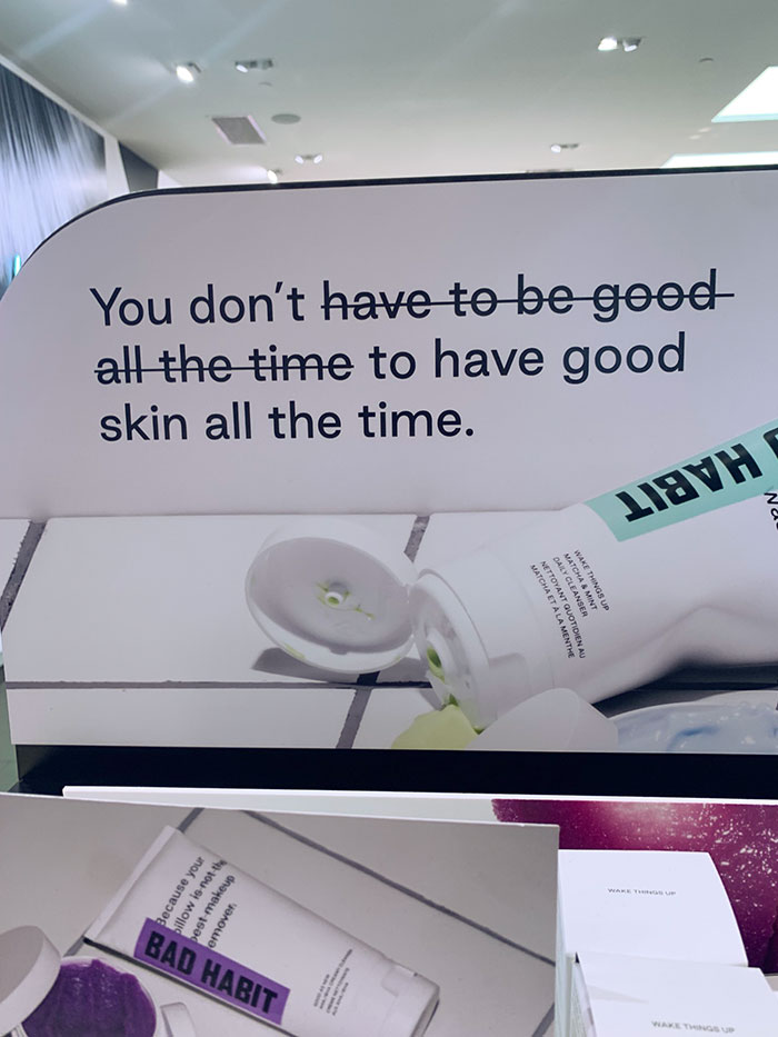 This Sign At A Beauty Store