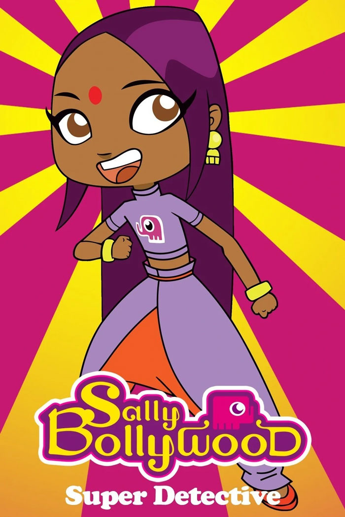 Poster for Sally Bollywood: Super Detective animated tv show