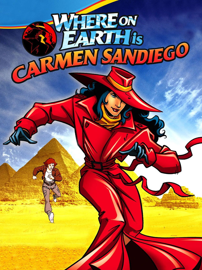 Poster for Where On Earth Is Carmen Sandiego? animated tv show